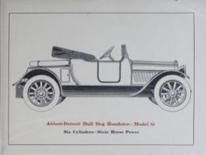 1914 Abbott-Detroit Bull Dog Roadstar Model G 6cyl 60hp