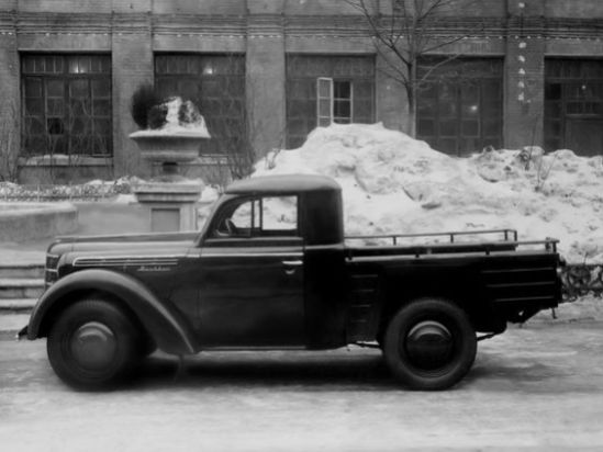 1947 Moskvich 400-420 pickup prototype Via