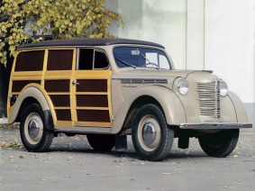 1948, a prototype woodie wagon, the moscvitch 400-422, with an 800 kg (1,800 lb) payload, was built