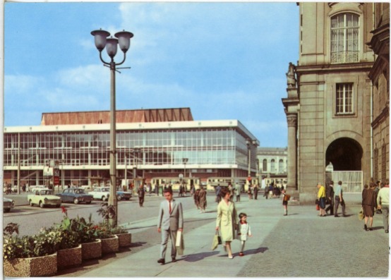 1969 Dresden Altmarkt, Blick zum Kulturpalast-Brück & Sohn Kunstverlag