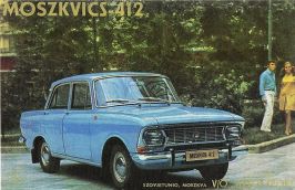 1970 Moskvitch 412 ad
