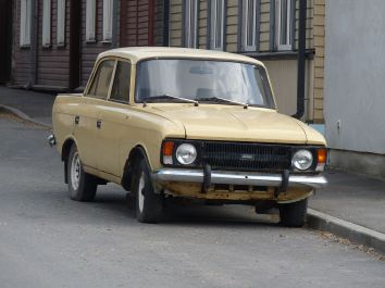 1982 Moskvich in Tallinn facelifted