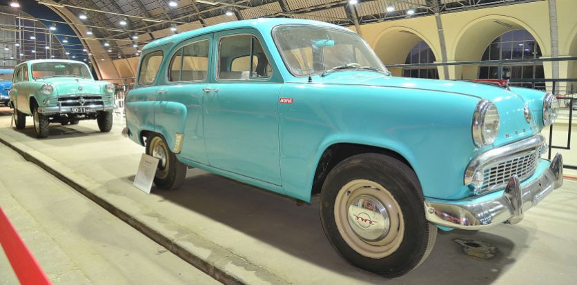 Moskvitch 423, the first Soviet non-woodie station wagon - Москвич 423